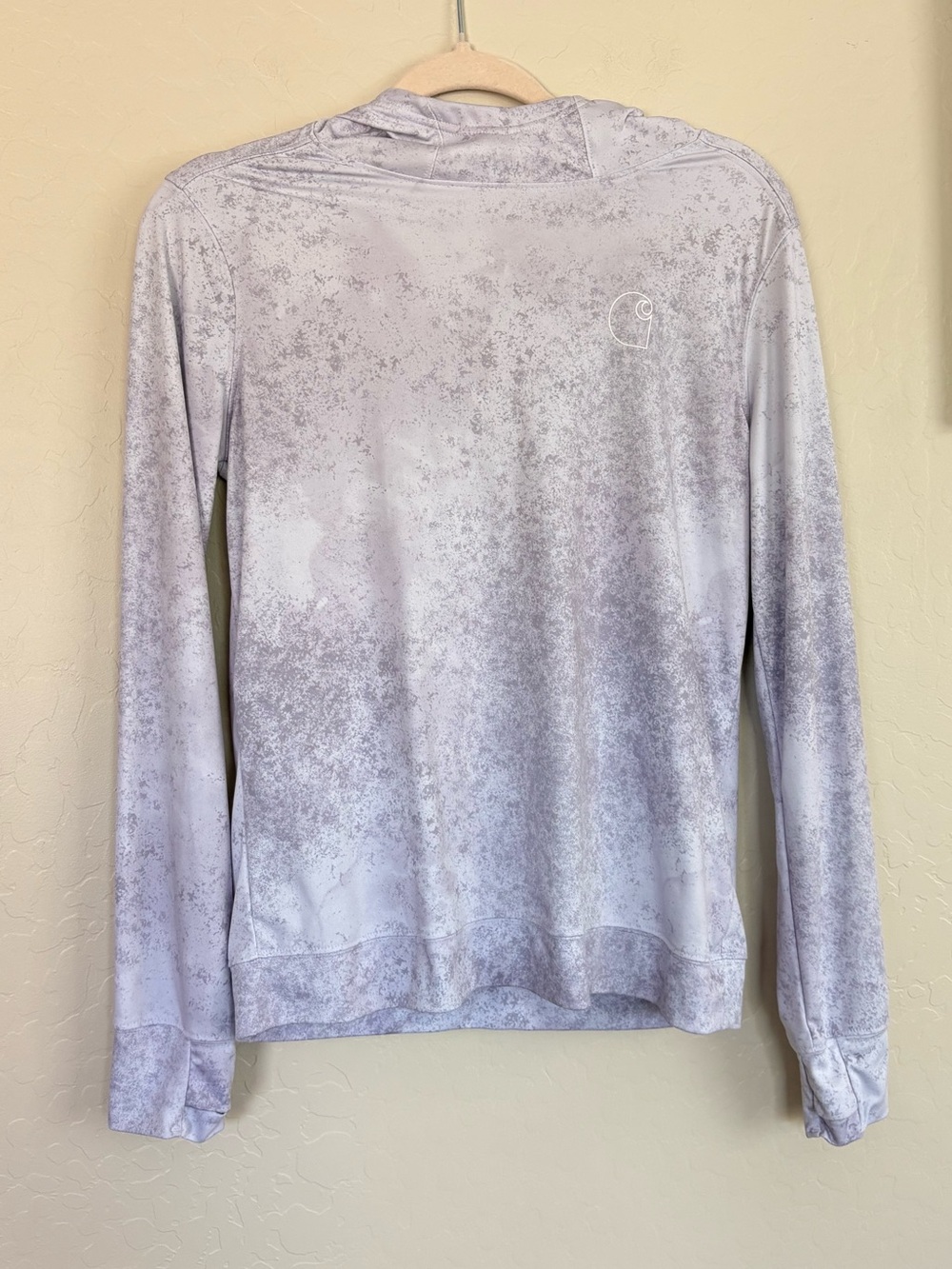 Carhartt Force Sun Defender Hoodie UPF 50 Anti Odor Tie Dye Medium